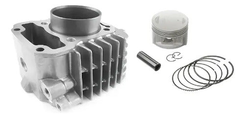Kit Cilindro Pistão e Anéis Magnetron Honda Pop 100 2009 em diante