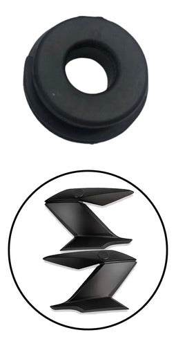 Borracha Ilhó Superior da Aba do Tanque Paramotos Yamaha Factor 125 Fazer Factor 150