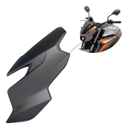 Bananinha Carenagem Lateral do Farol Esquerda Yamaha Fazer Fz25 250 2025 Cinza Fosco