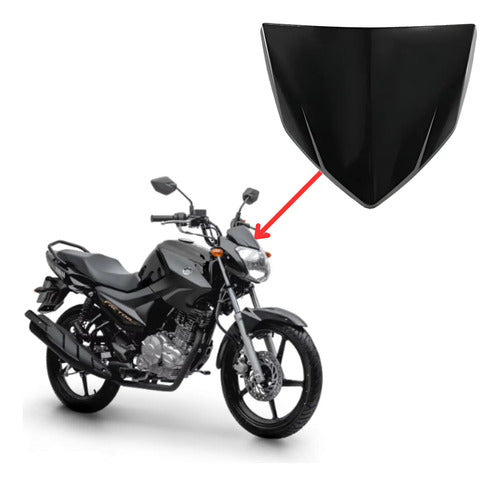 Capa do Painel Paramotos Yamaha Factor 150 2016 a 2024 Preto