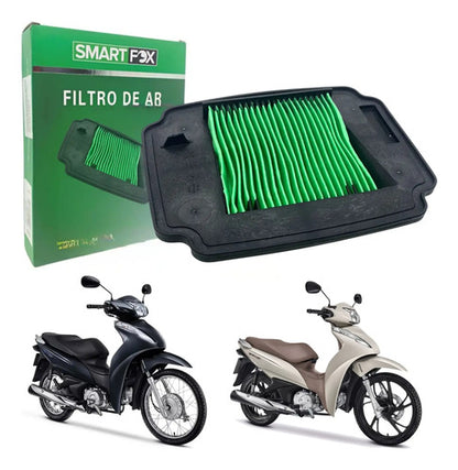 Filtro de Ar Smartfox Honda Biz 125 2011 a 2021 Biz 110i 2016 a 2021