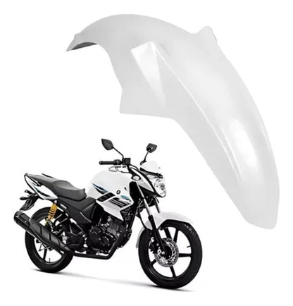 Paralama Dianteiro Paramotos Yamaha Fazer 150 2014 a 2025 Branco Metálico