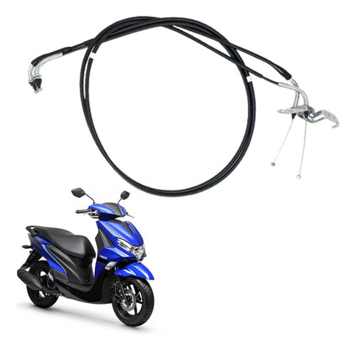 Cabo do Acelerador A e B Smartfox Yamaha Fluo 125 2023 a 2025