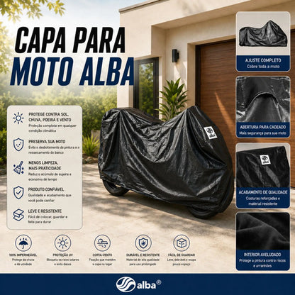Capa para Cobrir Moto Alba Tamanho EG