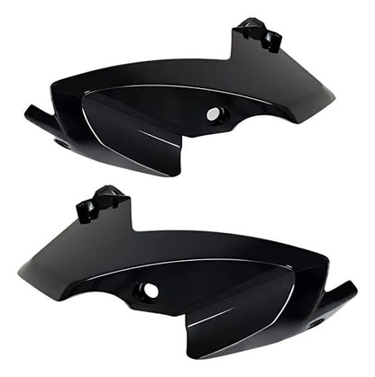 Par de Carenagens Laterais do Farol Paramotos Yamaha Factor 150 2016 a 2024 Preto