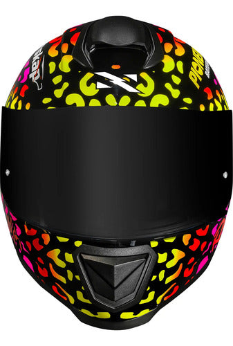 Capacete Norisk Razor Fanny Wheeling com Spoiler Preto Brilhante