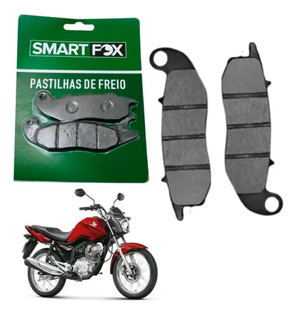 Pastilha de Freio Dianteira Smartfox Honda Cg 125 150 160 Titan Fan Yamaha Fazer 250