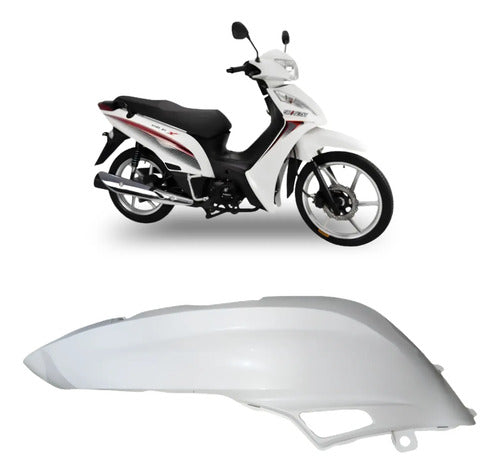 Rabeta Lateral Esquerda Iron Shineray Jet 50 2012 a 2019 Branco