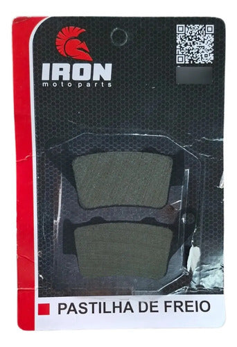 Pastilha de Freio Traseira Iron Honda Cb 500 1998 em diante Yamaha Xt 660r 2005 em diante