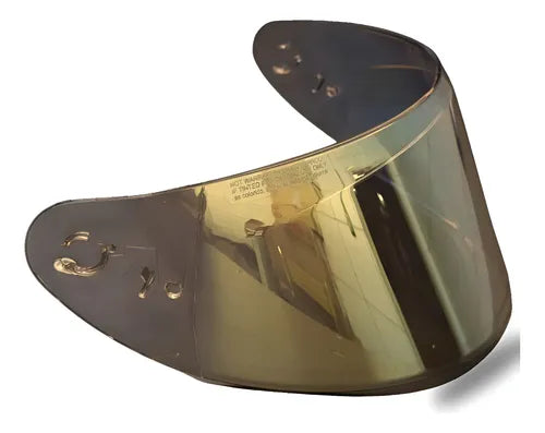 Viseira Polivisor Axxis Segment ASX V18B Injetada 2,2 mm Dourado Claro