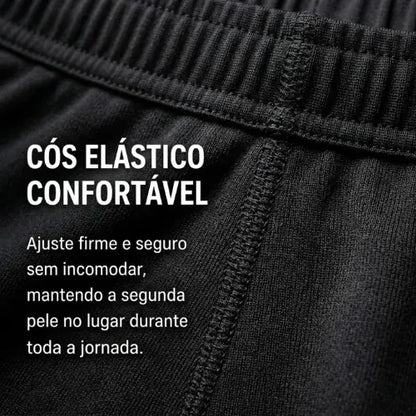 Calça Térmica Segunda Pele Curtlo Thermoskin Aveludada Feminina Preto