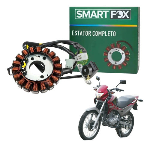Magneto Estator com Bobina de Pulso Smartfox Honda Nx 400 Falcon