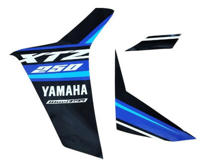 Kit Adesivos da Tomada de Ar Direita Yamaha Lander 250 2023 a 2024 Azul