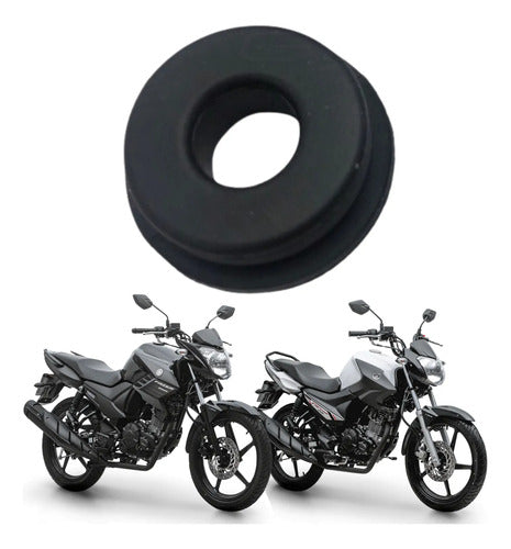 Borracha Ilhó Inferior da Aba do Tanque Paramotos Yamaha Factor 125 Fazer Factor 150