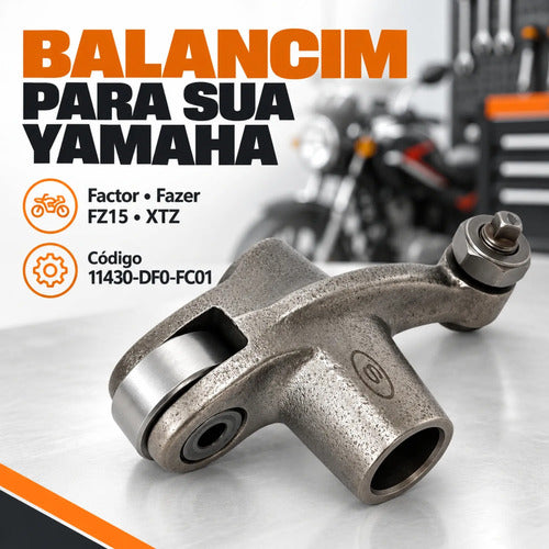 Balancim de Válvula de Admissão e Escape Smartfox Yamaha Factor 125 Factor Fazer Crosser 150