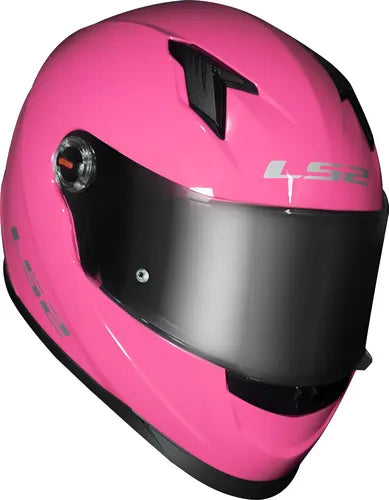 Capacete LS2 FF358 Solid Rosa Brilhante