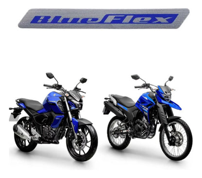 Emblema Blueflex Yamaha Factor Xtz 125 Fazer Factor 150 Fz25 Lander 250