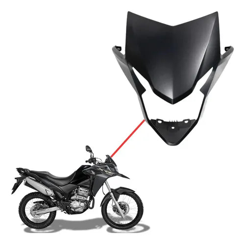 Carenagem do Farol Paramotos Honda Xre 300 2020 em diante Cinza