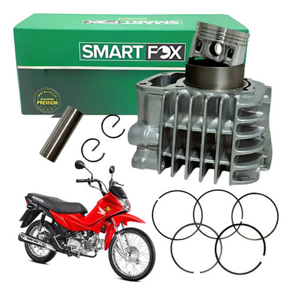 Kit Cilindro Pistão e Anéis Smartfox Honda Pop 110i 2016 a 2025