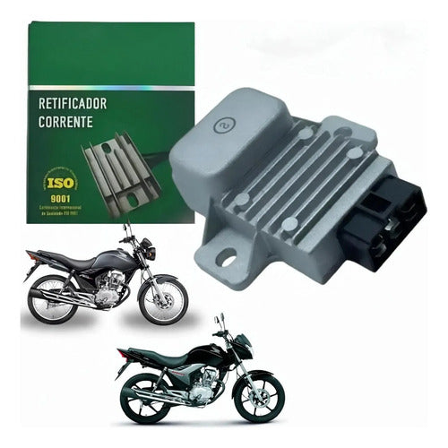 Regulador Retificador Smartfox Honda Biz 125 Cg Bros 150 Titan Fan 12V