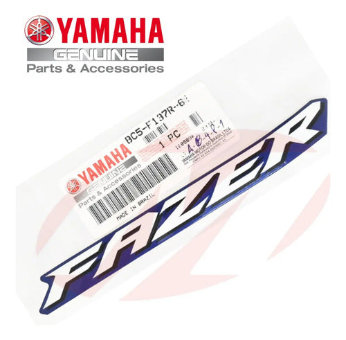 Adesivo da Aleta da Aba do Tanque Direita Yamaha Fazer Fz25 250 2022 a 2023 Azul