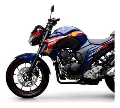 Capa do Tanque Esquerda Yamaha Fazer Fz25 250 2021 a 2023 Azul