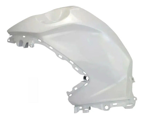 Capa do Tanque Esquerda Yamaha Fazer Fz25 250 2018 a 2024 Branco