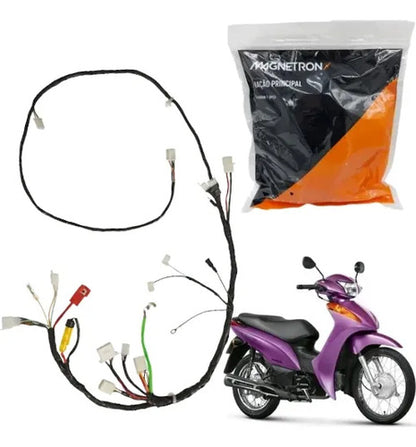 Fiação Chicote Elétrico Principal Magnetron Honda Biz 100 2002 a 2005