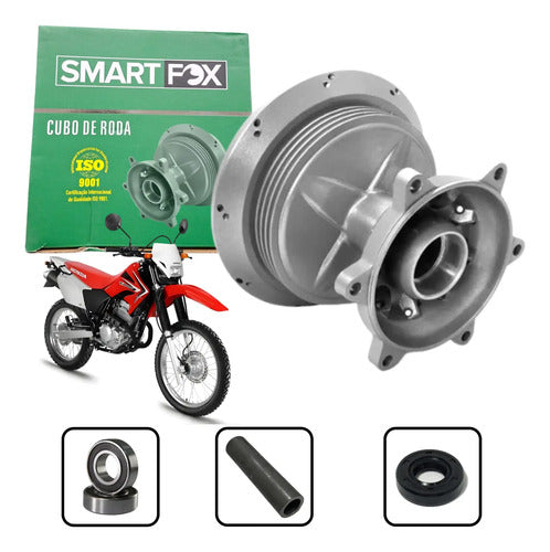 Cubo da Roda Traseira Completo para Freio a Tambor Smartfox Honda Tornado 250 2001 em diante