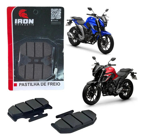 Pastilha de Freio Traseira Iron Yamaha Crosser 150 Fazer Fz25 Lander Ténéré 250