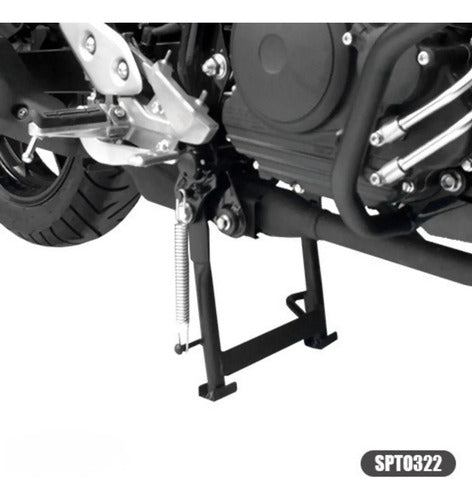 Cavalete Central Scam Yamaha Fazer Fz25 250 2018 em diante Preto Fosco