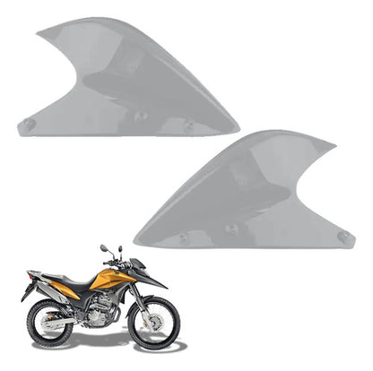 Par de Abas do Tanque Superiores Paramotos Honda Xre 300 2010 a 2012 Sem Pintura