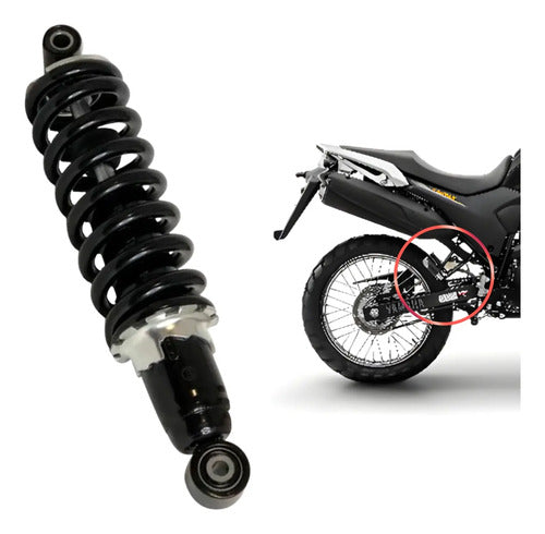Amortecedor Traseiro Central Pro-Link Smartfox Yamaha Lander Ténéré 250 Cromado