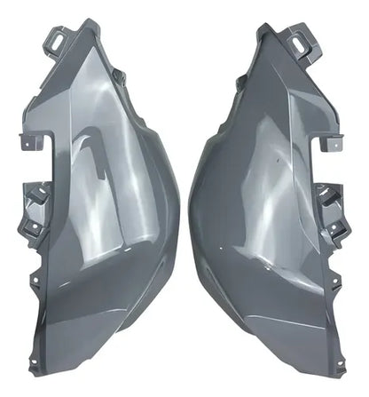 Par de Capas do Tanque Paramotos Honda Cg 160 Titan 2025 em diante Cinza Perolizado