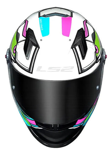 Capacete LS2 FF358 Xdron Rosa Brilhante
