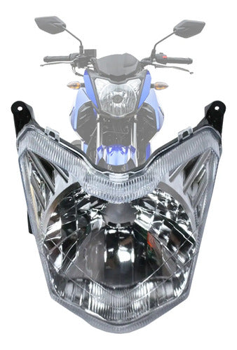 Farol Bloco Óptico sem Lâmpada Smartfox Yamaha Fazer 150 2014 a 2021