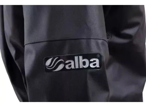 Capa de Chuva Conjunto Alba Europa PVC Masculina Preto