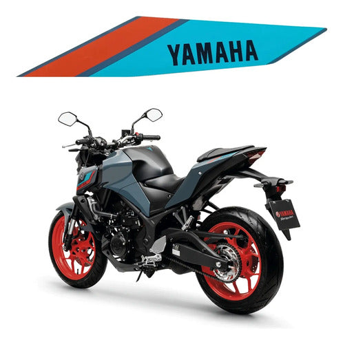 Adesivo da Rabeta Lateral Esquerda Yamaha Mt-03 2023 a 2024 Verde