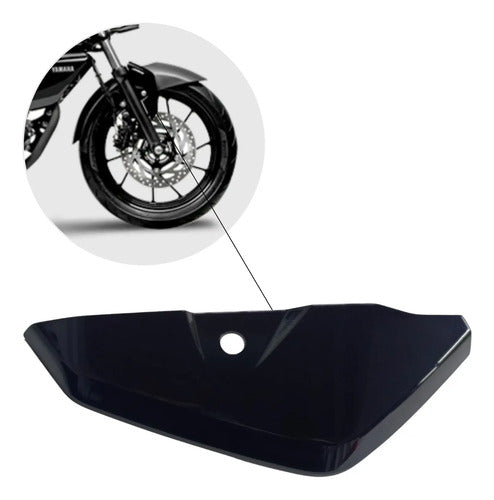 Protetor do Paralama Direito Yamaha Fazer Fz15 150 2023 a 2025 Preto