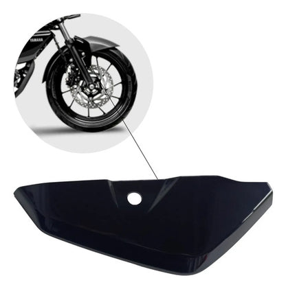 Protetor do Paralama Direito Yamaha Fazer Fz15 150 2023 a 2025 Preto