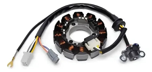 Magneto Estator com Bobina de Pulso Magnetron Yamaha Factor 125 2011 a 2013