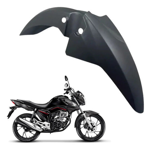 Paralama Dianteiro Paramotos Honda Cg 160 Titan 2022 a 2024 Preto Fosco