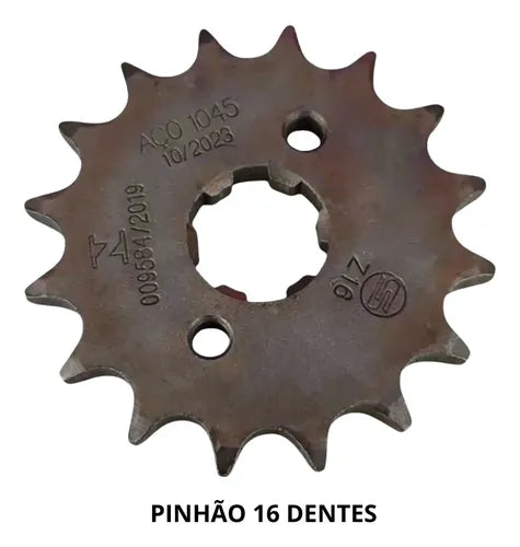 Kit Relação Smartfox com Retentor Honda Cg 150 Titan Fan 428HO 118L 43/16T
