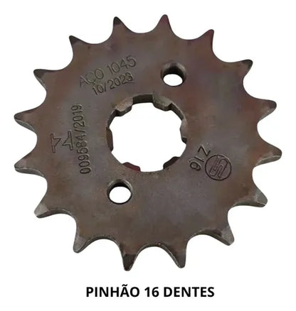 Kit Relação Smartfox com Retentor Honda Cg 150 Titan Fan 428HO 118L 43/16T