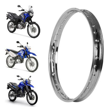 Aro de Roda Traseira Smartfox Honda Xlr 125 Tornado 250 Yamaha Ténéré Lander 250 2.15x18 Cromado