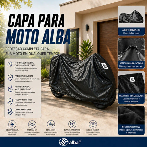 Capa para Cobrir Moto Alba Tamanho EG