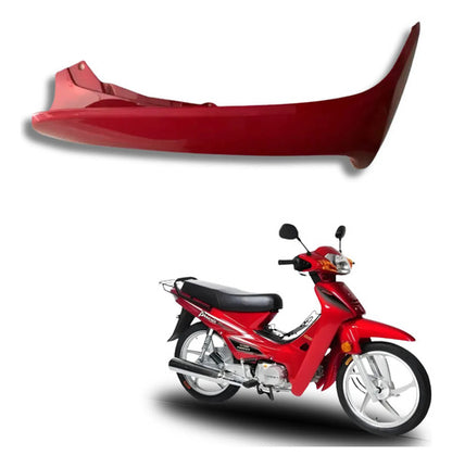 Carenagem Aba Lateral Externa Esquerda Iron Shineray Phoenix 50 2011 a 2019 Vermelho