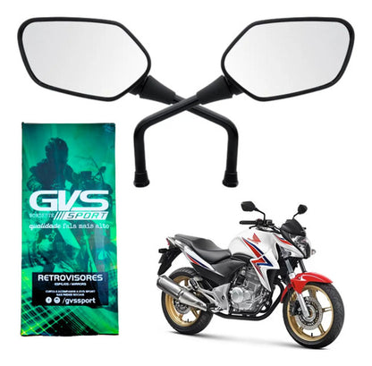 Par de Retrovisores GVS Honda Cb 300r 2009 em diante