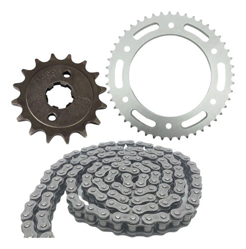 Kit Relação Smartfox com Retentor Honda Bros 160 Xre 190 428OH 128L 48/16T
