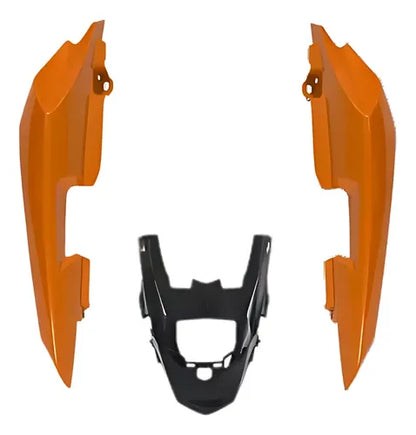 Rabeta Lateral Completa Paramotos Yamaha Factor 150 2016 a 2017 Laranja Metálico